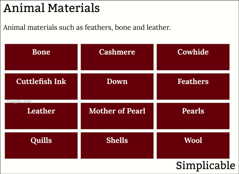 91 Examples of Natural Materials - Simplicable