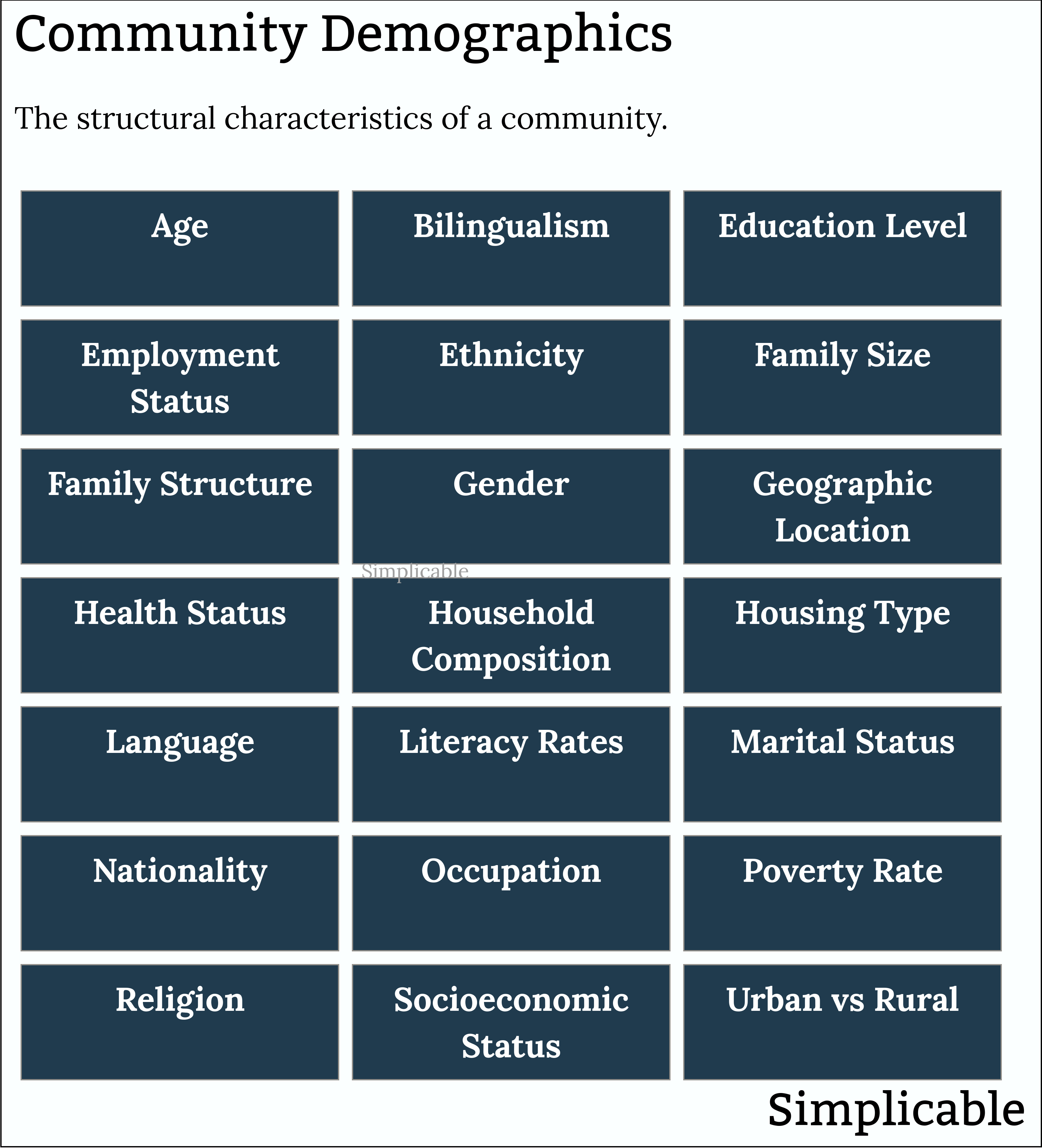 community context demographics
