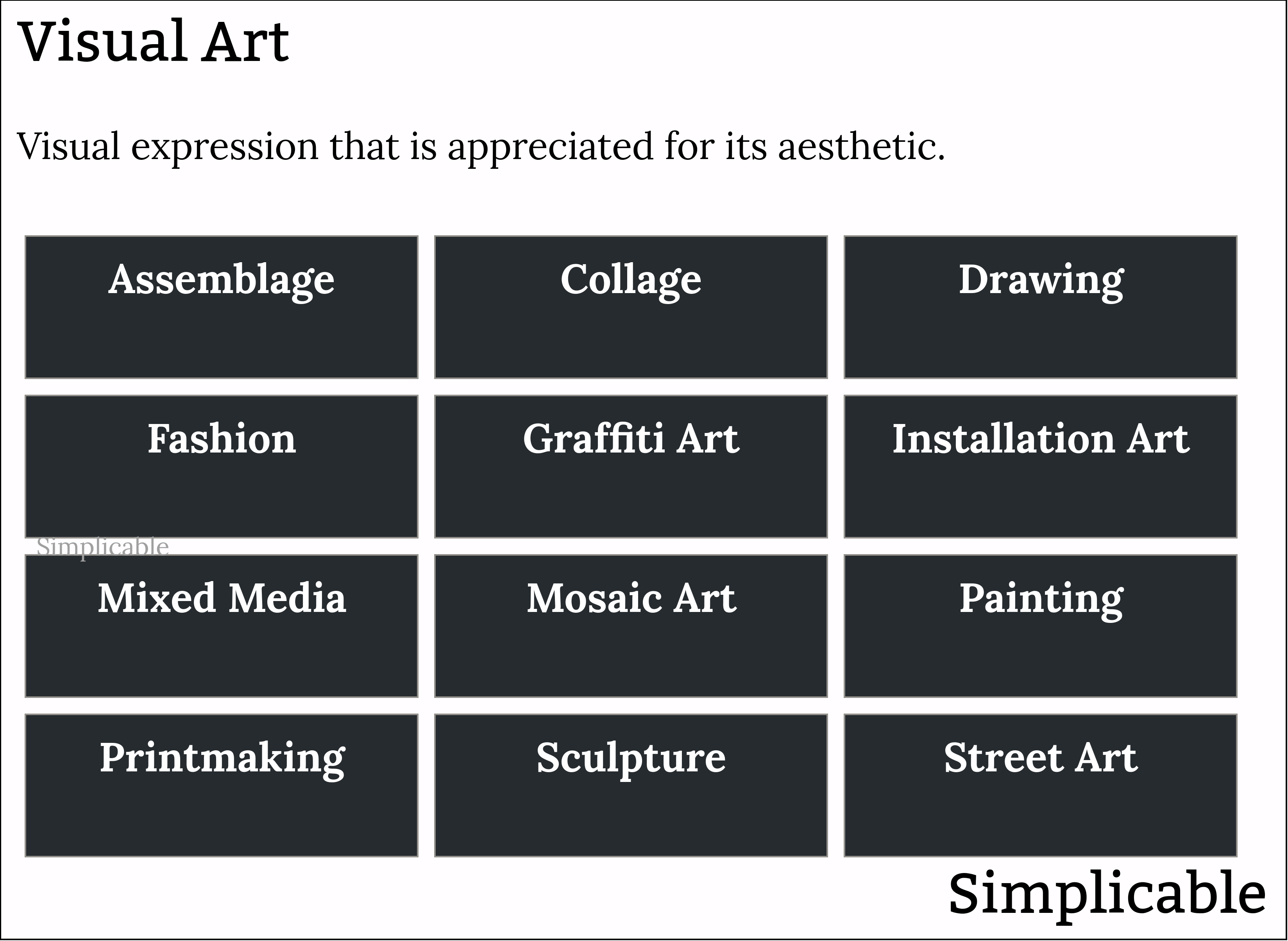 examples of visual art