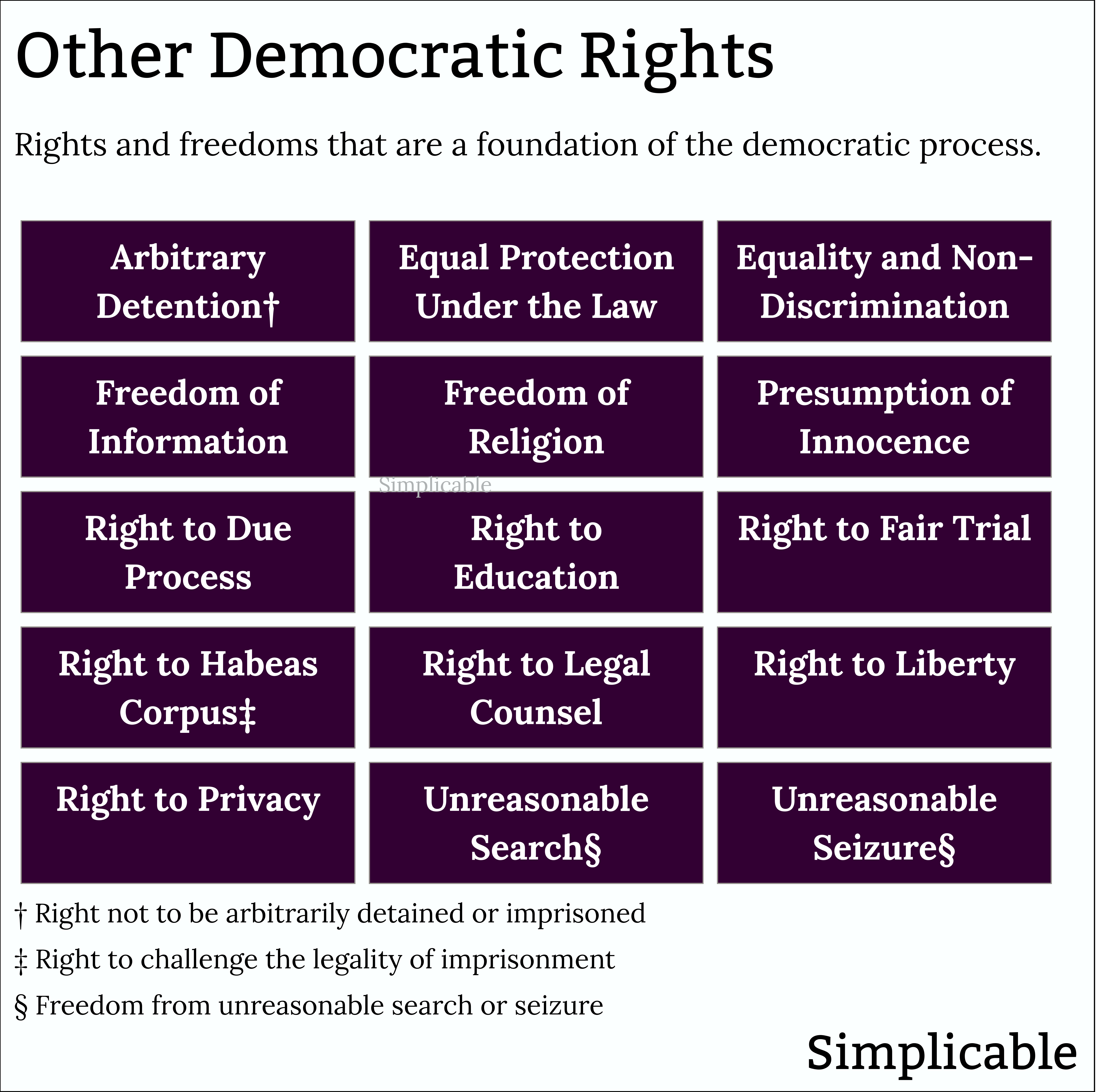 other democratic rights