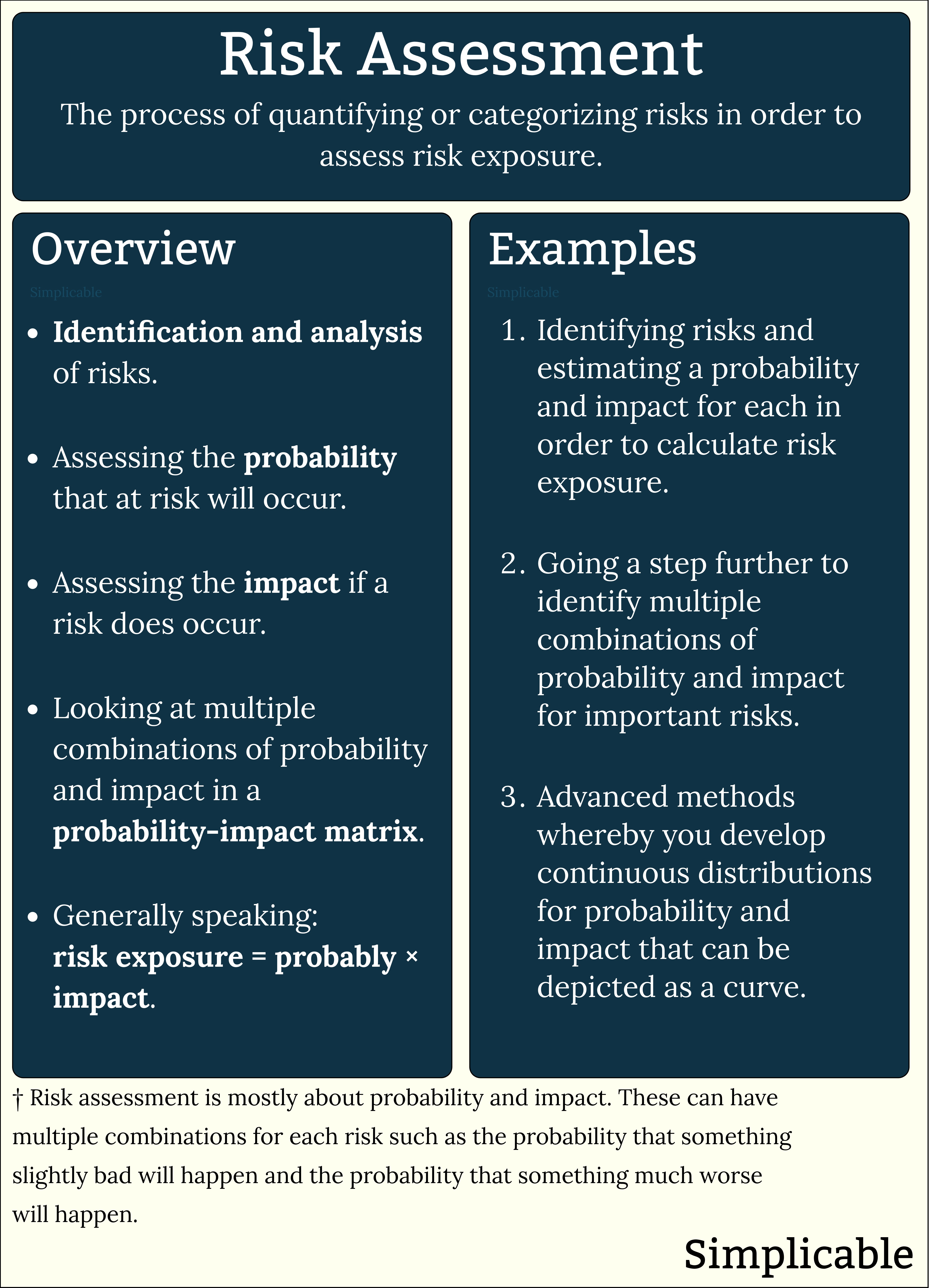 risk assessment overview and examples