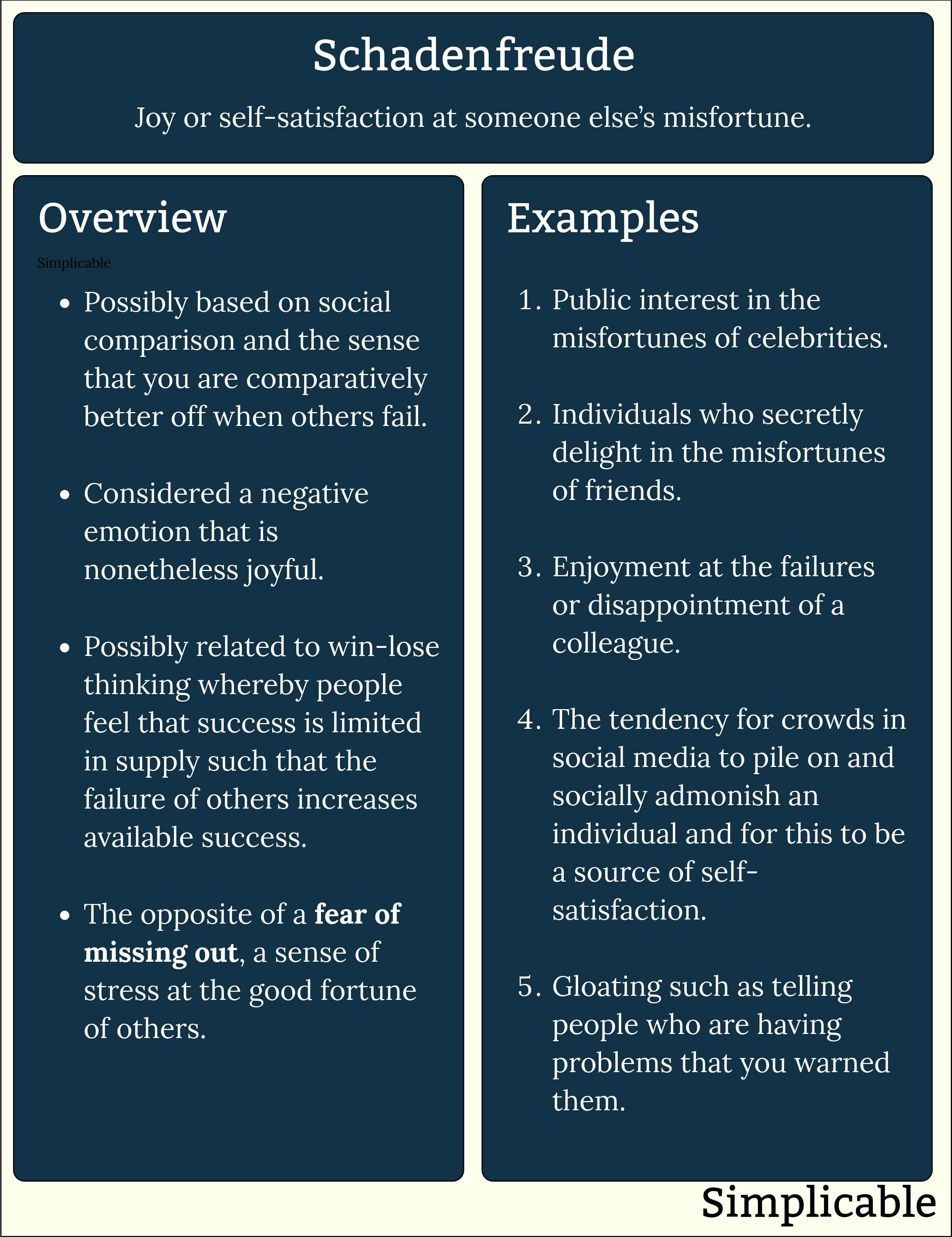 schedenfreude definition and examples